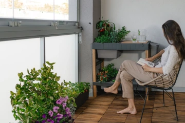 pěstební ponk - zimní zahrada